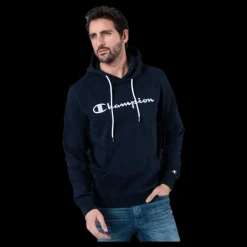 Champion Hooded Sweatshirt Blue Blå Online