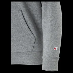 Outlet Champion Hooded Sweatshirt Gray Melange Light Grå