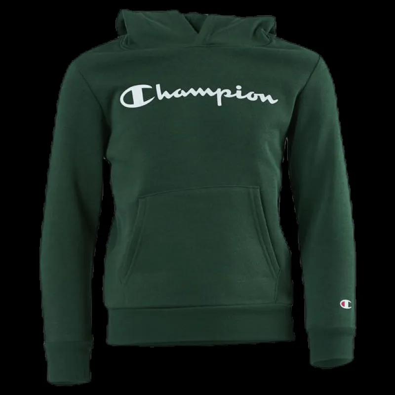 Champion Hooded Sweatshirt Junior Green Grön Best