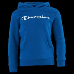 Champion Hooded Sweatshirt Junior Blue Blå New