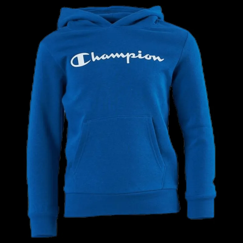 Champion Hooded Sweatshirt Junior Blue Blå New