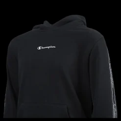 Champion Hooded Sweatshirt Junior Black Svart Clearance