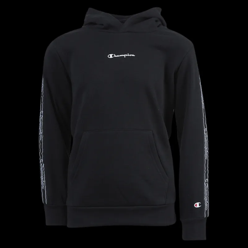 Champion Hooded Sweatshirt Junior Black Svart Clearance