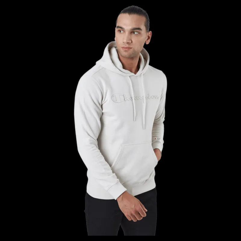 Champion Hooded Sweatshirt Moonbeam Vit