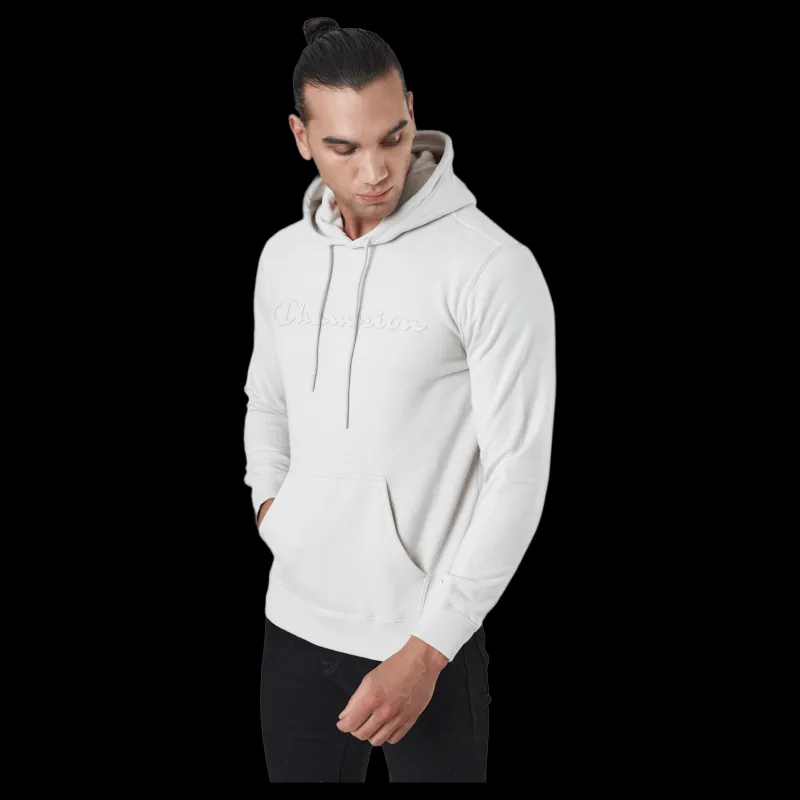 Champion Hooded Sweatshirt Moonbeam Vit