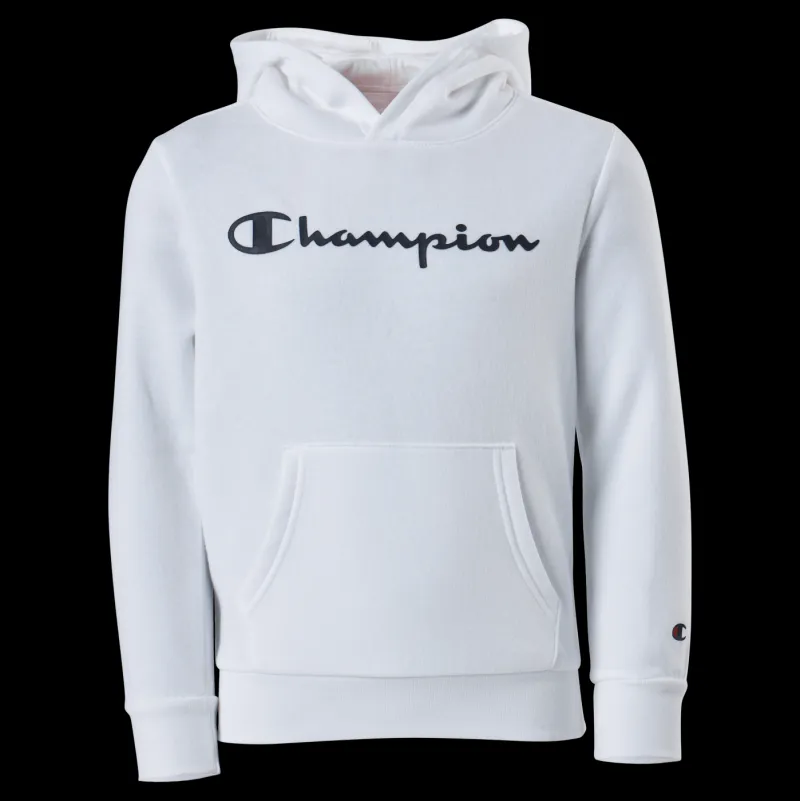 Champion Hooded Sweatshirt White Vit New