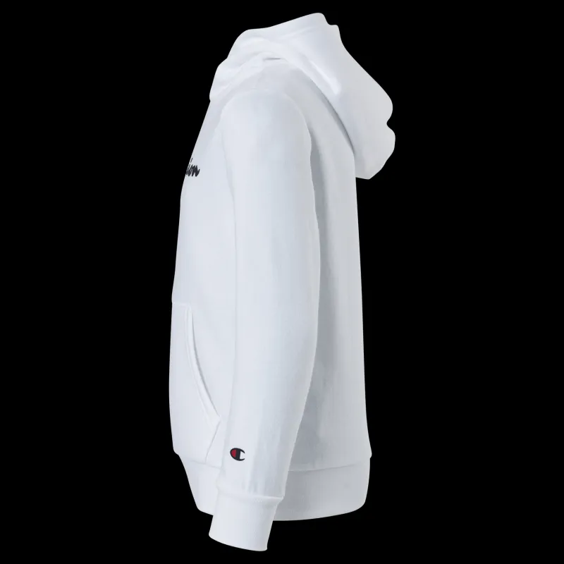 Champion Hooded Sweatshirt White Vit New