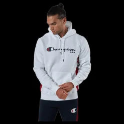Champion Hooded Sweatshirt White Vit Best