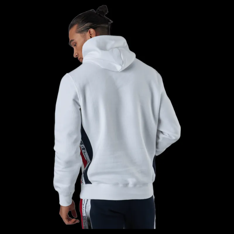 Champion Hooded Sweatshirt White Vit Best