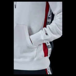 Champion Hooded Sweatshirt White Vit Best
