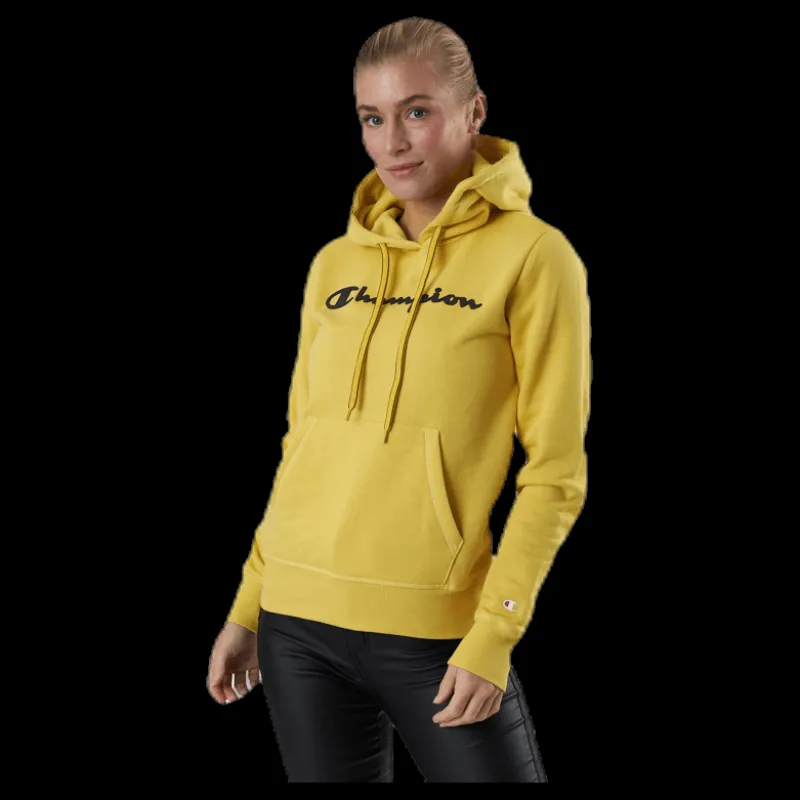 Champion Hooded Sweatshirt Yellow Gul Clearance