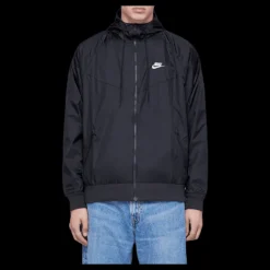 Online Nike Hooded Windbreaker Black Svart