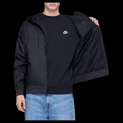 Online Nike Hooded Windbreaker Black Svart