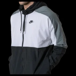 Nike Hooded Woven White/Black Flerfärgad Discount