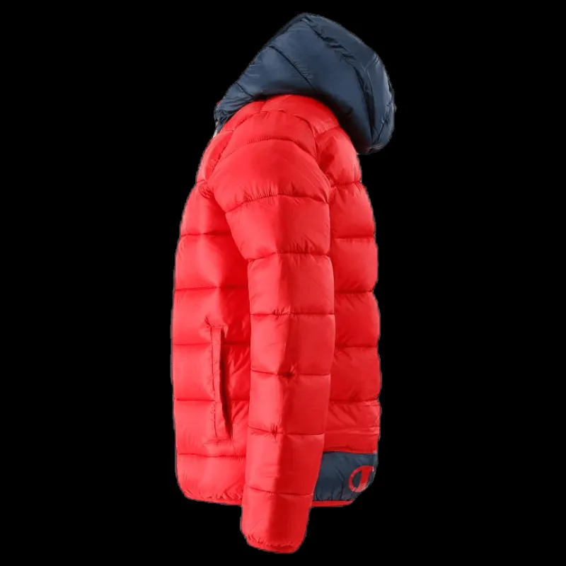 Champion Hooded Youth Jacket Red Röd Hot