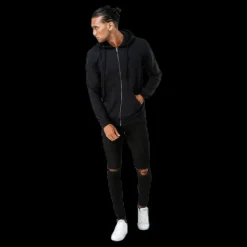 Bread & Boxers Hoodie Blue Blå Discount