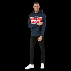 Diadora Hoodie Spectra Blue Blå New