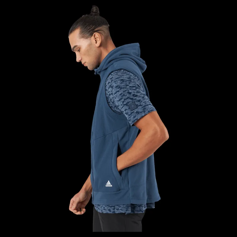 New adidas Hoodie Vest Crenav Blå