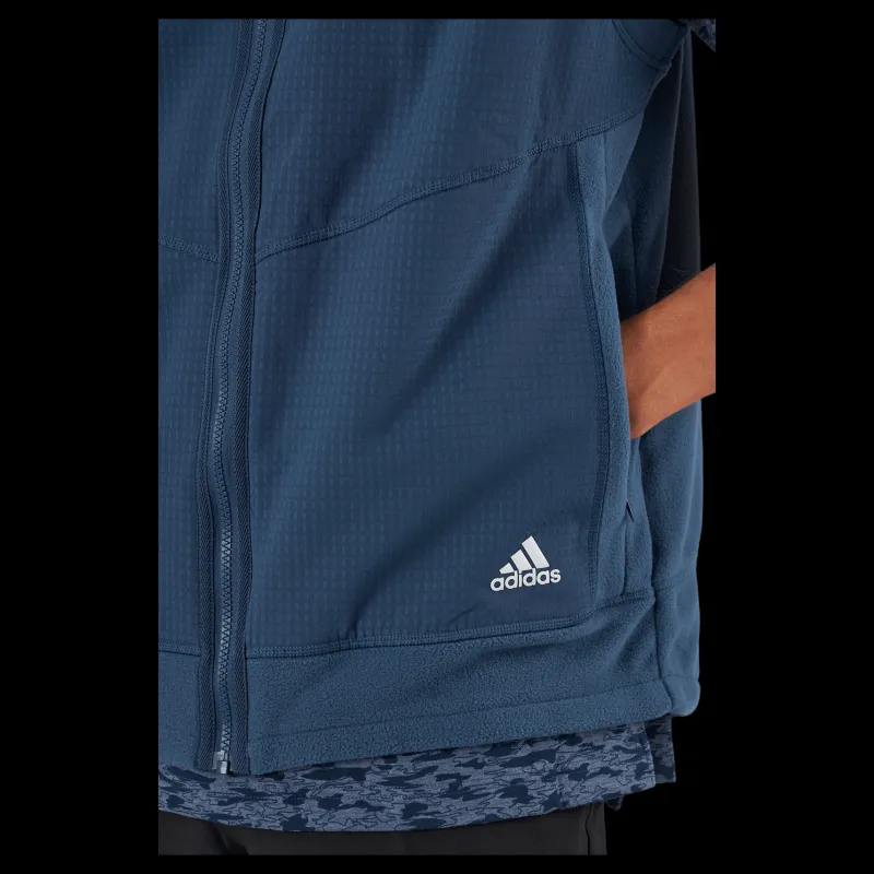 New adidas Hoodie Vest Crenav Blå