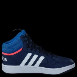 Best adidas Hoops Mid Shoes Dark Blue / Blue Rush / Turbo Blå