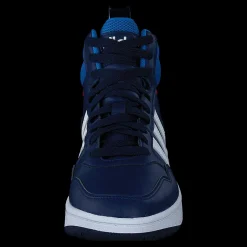 Best adidas Hoops Mid Shoes Dark Blue / Blue Rush / Turbo Blå