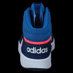 Best adidas Hoops Mid Shoes Dark Blue / Blue Rush / Turbo Blå
