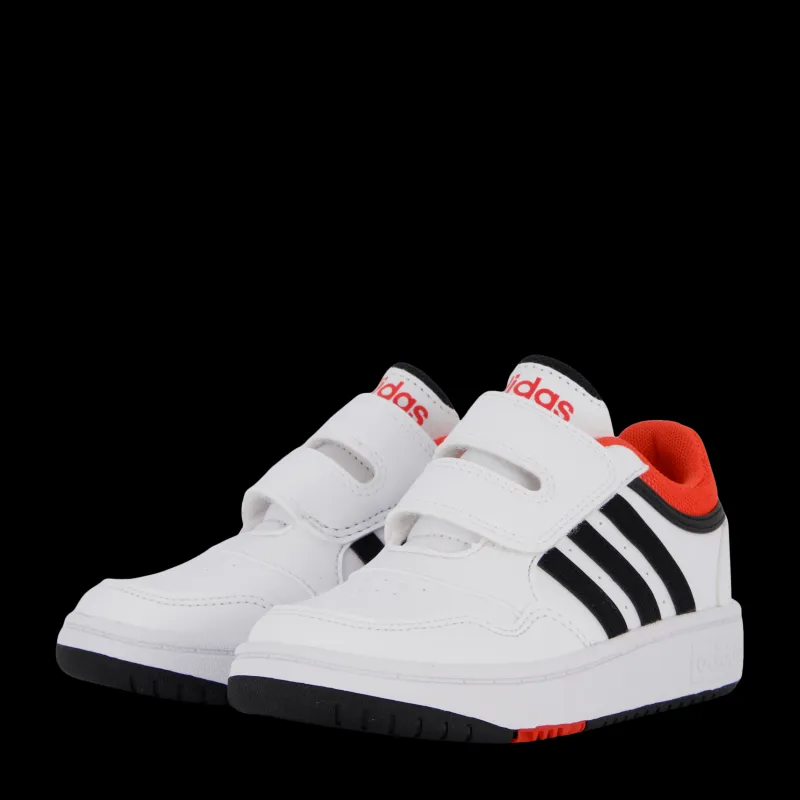 adidas Hoops Shoes Cloud White / Core Black / Bright Red Vit