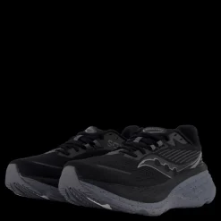 Saucony Hurricane 24 Men Black/shadow Svart Sale