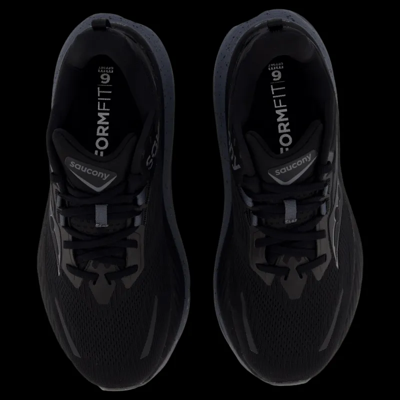 Saucony Hurricane 24 Men Black/shadow Svart Sale