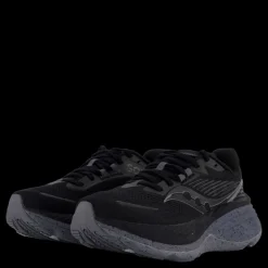 Saucony Hurricane 24 Women Black/shadow Svart Online