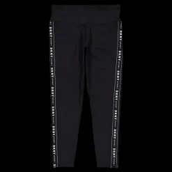 DKNY Sport Hw 7/8 Legging Logo Black/black Svart Discount