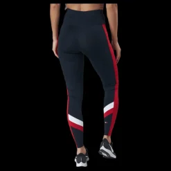 Clearance Tommy Hilfiger Sport Hw Chevron Legging Blue Blå