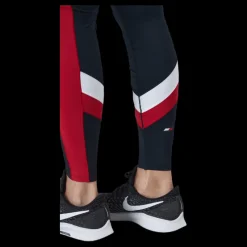 Clearance Tommy Hilfiger Sport Hw Chevron Legging Blue Blå