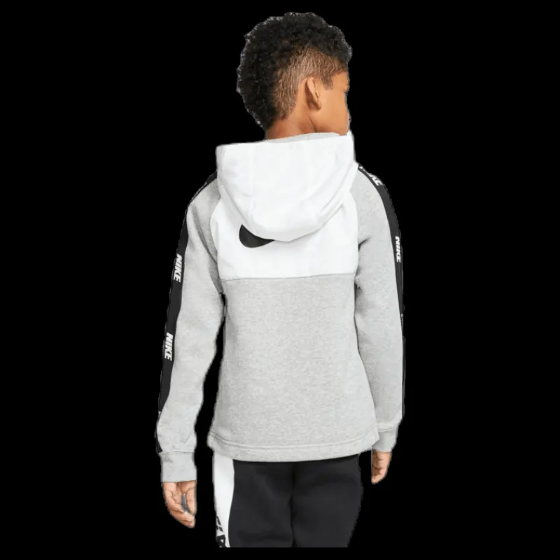 Discount Nike Hybrid 1/2 Zip Fleece Junior White/Black Vit