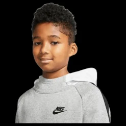 Discount Nike Hybrid 1/2 Zip Fleece Junior White/Black Vit
