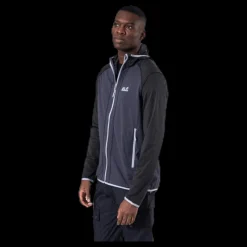 Jack Wolfskin Hydro Hooded Light Jacket Grey Grå Outlet