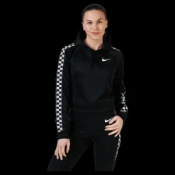Nike Hyper Femme Drop Hoodie White/Black Svart Discount