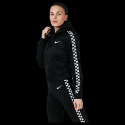 Nike Hyper Femme Drop Hoodie White/Black Svart Discount