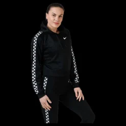 Nike Hyper Femme Drop Hoodie White/Black Svart Discount
