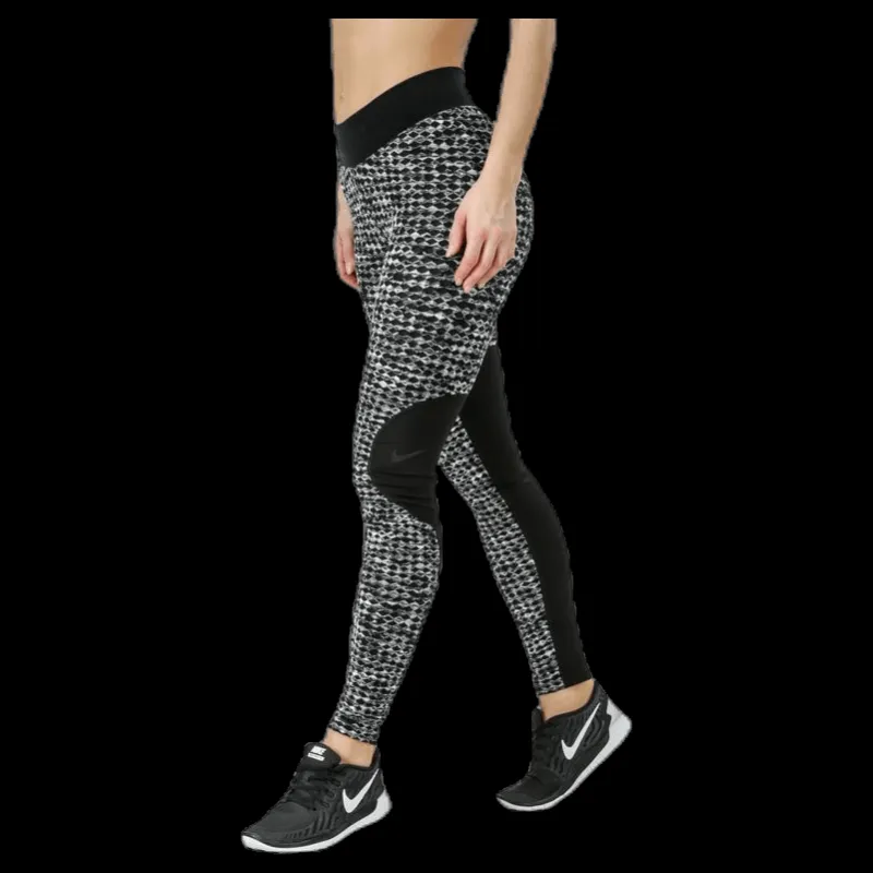 Outlet Nike Hyperwarm Tight Brushed Black Flerfärgad