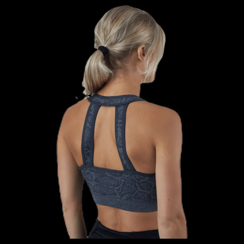ICANIWILL ICIW Snake Seamless Sports Bra Grey Grå Outlet