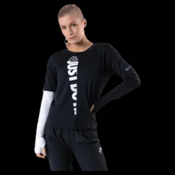 Nike Icon Clash Sphere Top Crew Black Svart Clearance