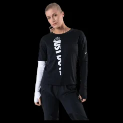 Nike Icon Clash Sphere Top Crew Black Svart Clearance