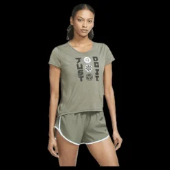 Nike Icon Clash SS Top Black/Beige Grå Sale