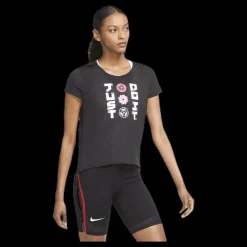 Nike Icon Clash SS Top White/Black Svart New