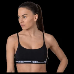 Puma Iconic Casual Bralette Black Svart Best