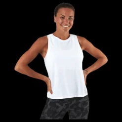 Casall Iconic Loose Tank White Vit Outlet