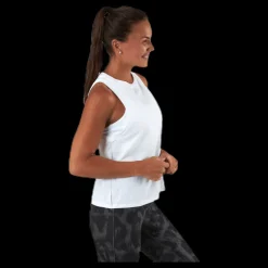 Casall Iconic Loose Tank White Vit Outlet