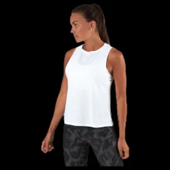 Casall Iconic Loose Tank White Vit Outlet