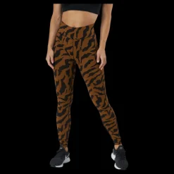 Casall Iconic Printed 7/8 Tights Escape Brown Flerfärgad Outlet